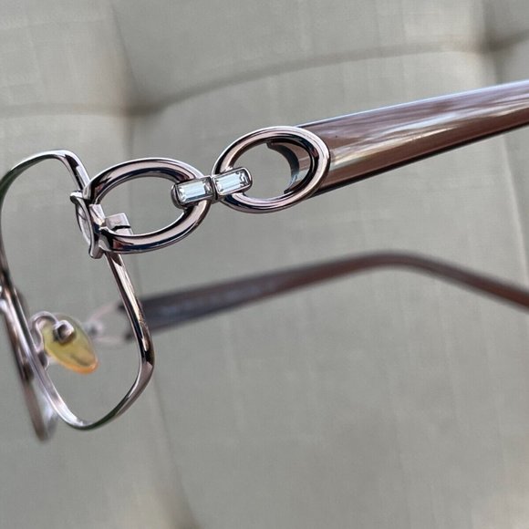 Kirkland Signature Women Eyeglasses/Sunglasses Frame PARADISE TAUPE Tone Italy - Picture 1 of 12